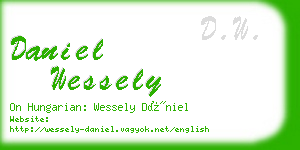 daniel wessely business card